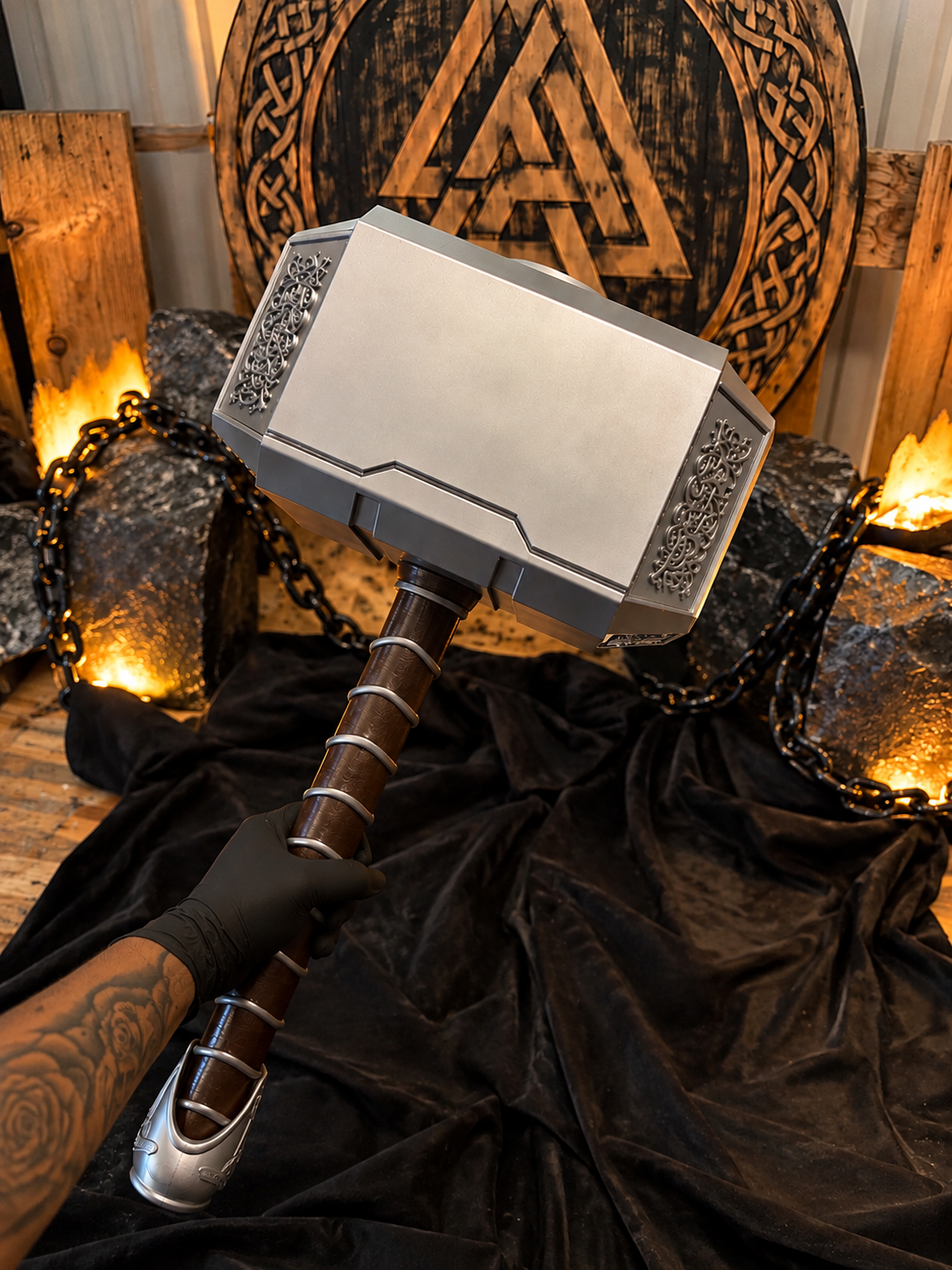 Lifesize Thor-Inspired 3D Printed Hammer | Cosplay Prop | Halloween Co ...